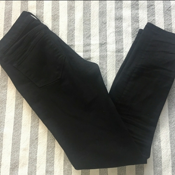 J. Crew Black Ankle Toothpick Jeans Size 27 Skinny Fitted Neutral Classic EUC - Picture 4 of 10